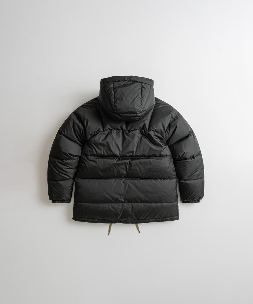 BEHEAVYER Sierra Duck Down Parka Black/L.Olive