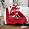 Arsenal Football Player Blanket Warmthful Decor Suitable For Livingroom Chair Sofa Four Seasons Multipurpose Stylish Decor
