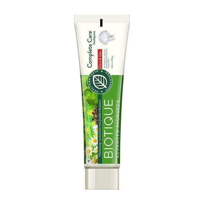 Зубная паста с Гвоздикой и Тулси (140 г), Complete Care Toothpaste Clove & Tulsi,  Biotique