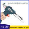 Электрический паяльник US/EU/CN 110 В/220 В 60 Вт с внешним нагревом, ручной оловянный паяльник, многофункциональный заостренный паяльник