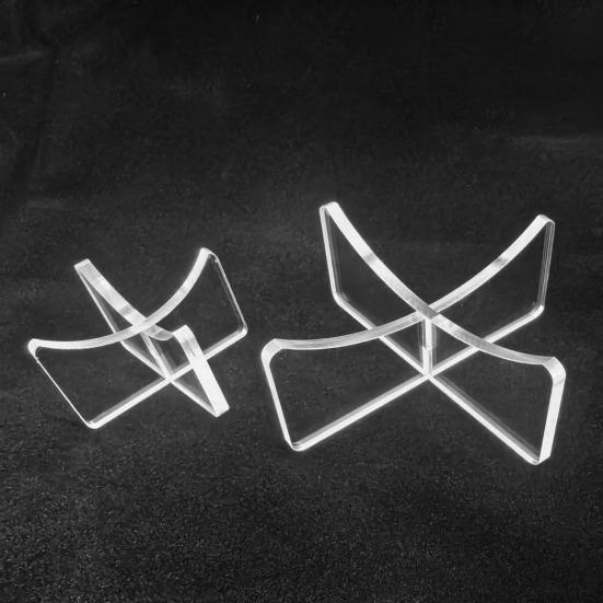 1/4Pcs Acrylic Ball Display Stand High Stability Strong Load-bearing Transparent Football Basketball Ball Display Holder Storage Rack