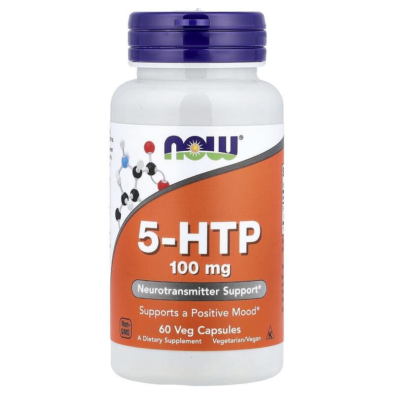 5-HTP, 100 mg, 60 Veg Capsules
