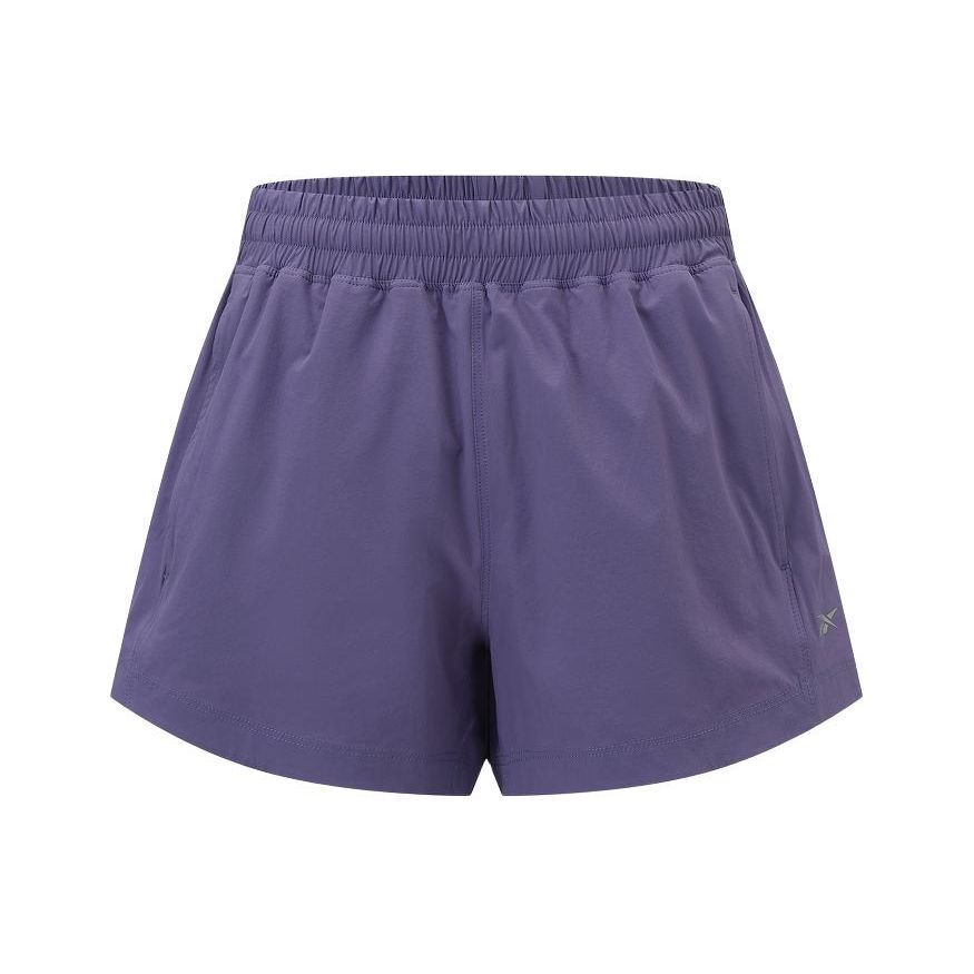 Reebok Sports Lifestyle Series Reflective Print Woven Shorts Women Shorts Gray Purple 24SRM604WGP3