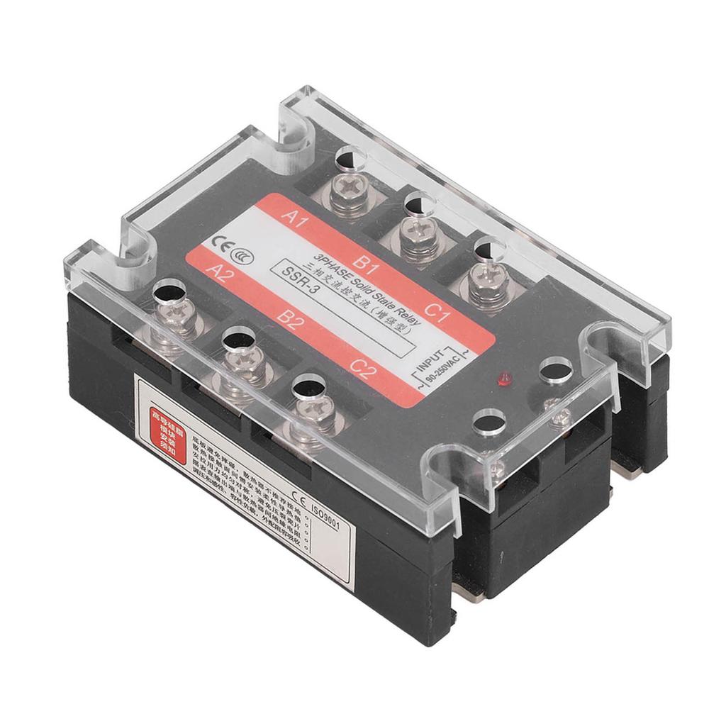 3-фазное твердотельное реле с защитой от помех переменного тока для вентилятора Lightning 150A 480V