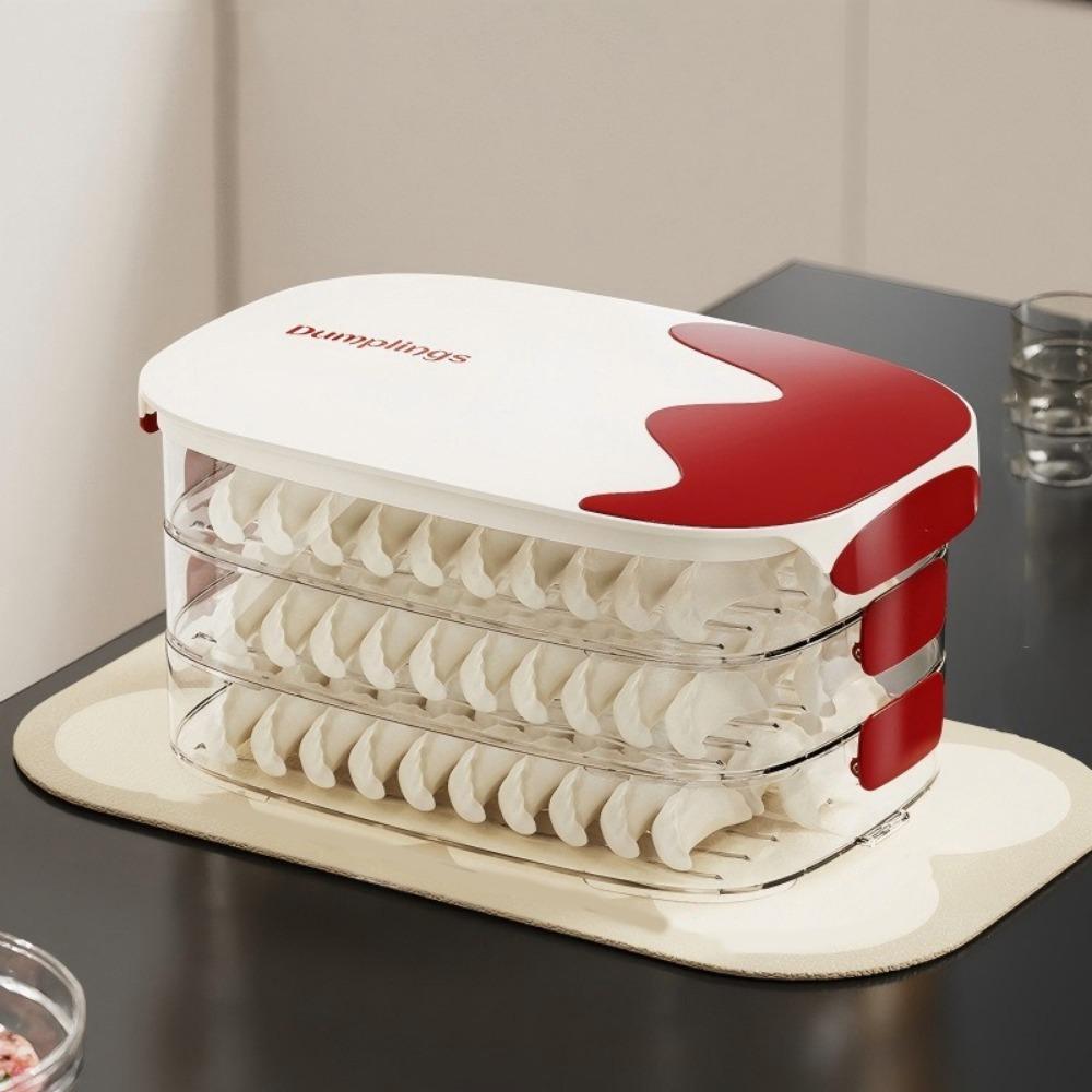 Quick Freezing Wonton Storage Box Multi-layer Food Storage Container Kitchen