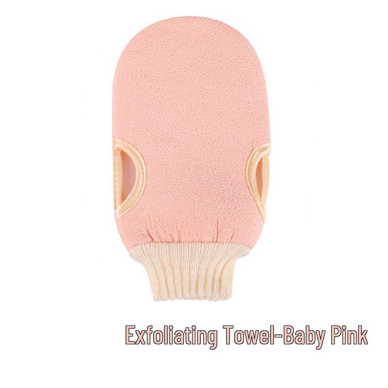 Отшелушивающая мочалка для спины и набор перчаток для купания с мочалкой и мочалкой для умывания