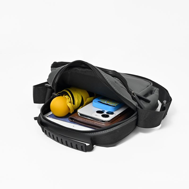 Мужская сумка через плечо Легкая Оксфордская Маленькая Квадратная Сумка Деловая Повседневная Многослойная Сумка на Плечо