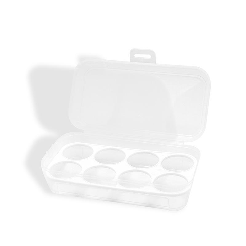 Ударопрочный переносной ящик для хранения яиц с поддоном, прозрачный пластик, 3, 4 или 8 сеток - Beauty Egg Packaging