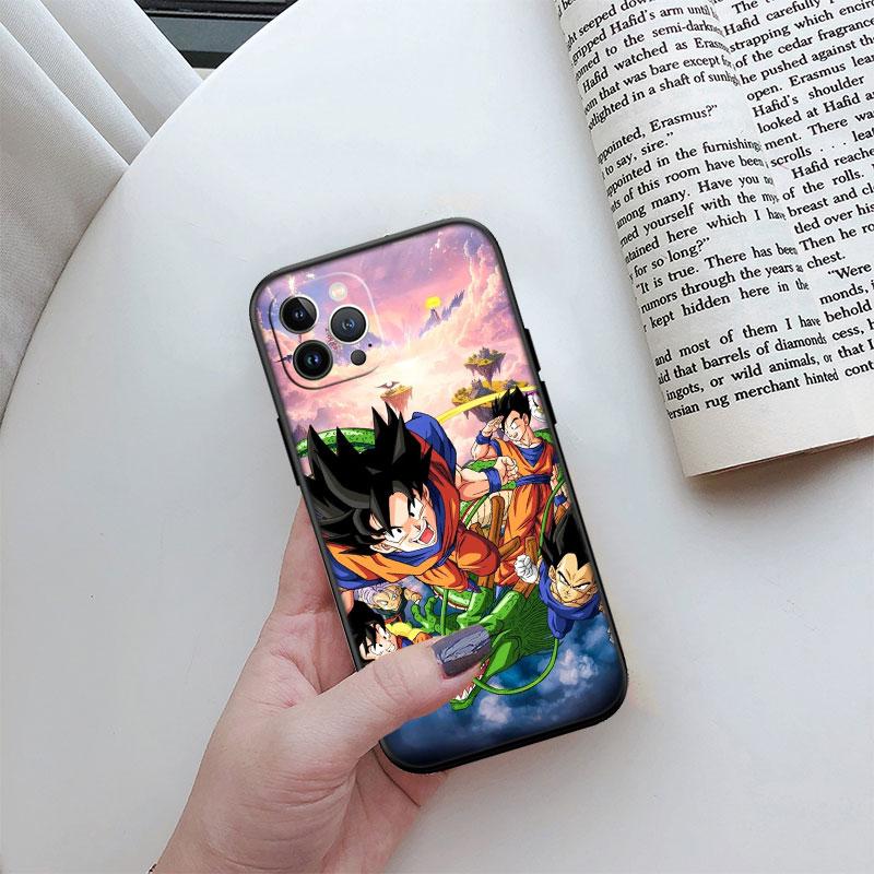 Anime Dragon Ball Goku New High-End Cover Phone Case for iPhone 16 15 14 13 Pro Max Plus Mini