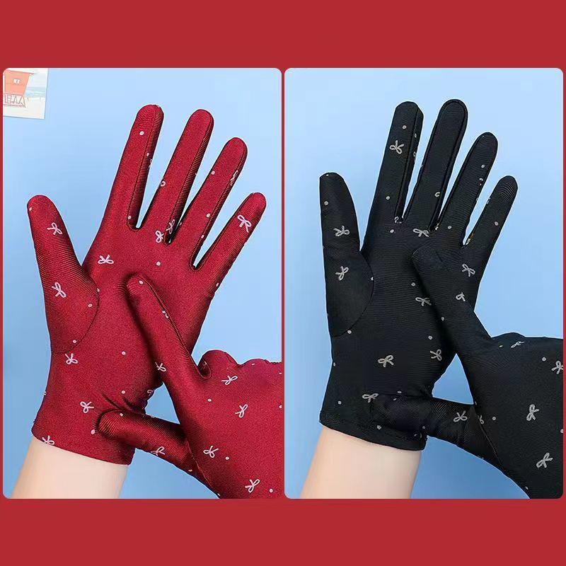 Женские перчатки-митенки для вождения, солнцезащитные перчатки, женские летние дышащие эластичные перчатки для защиты от солнца для леди, девушки
