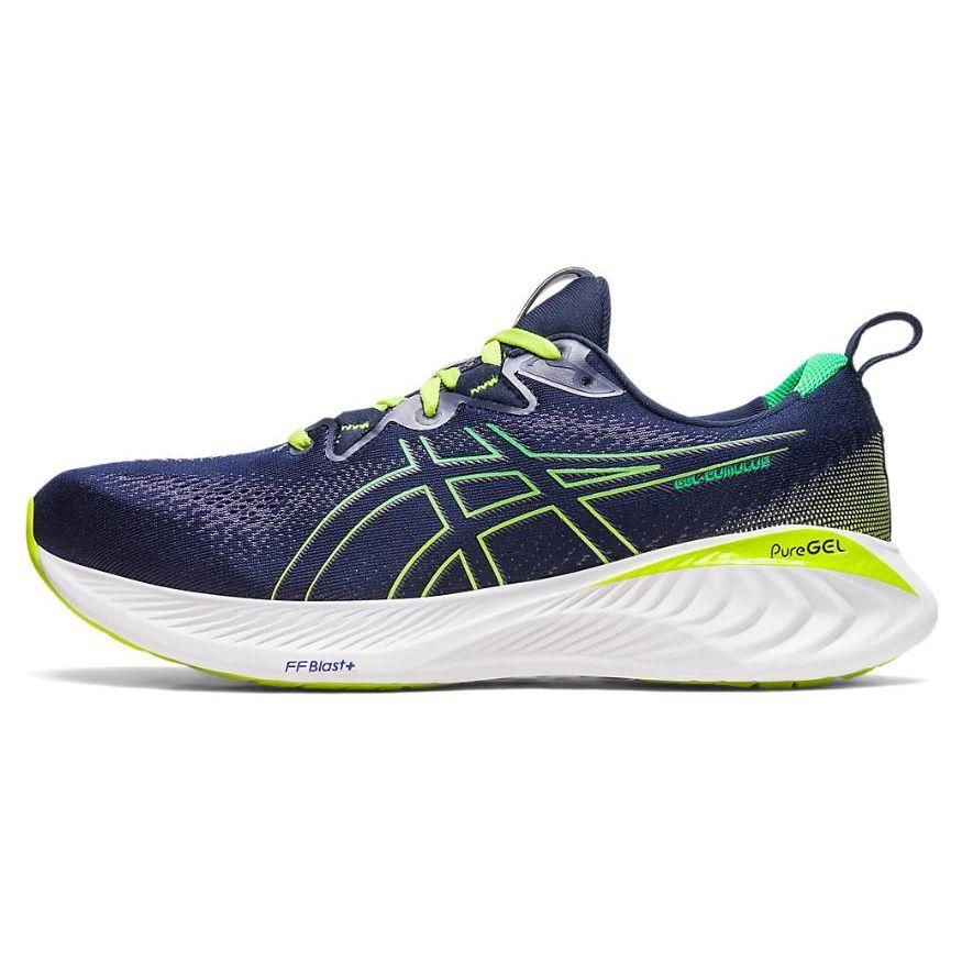 Asics Мужские кроссовки Gel Cumulus 25 Midnight Cilantro синие 1011B621-400