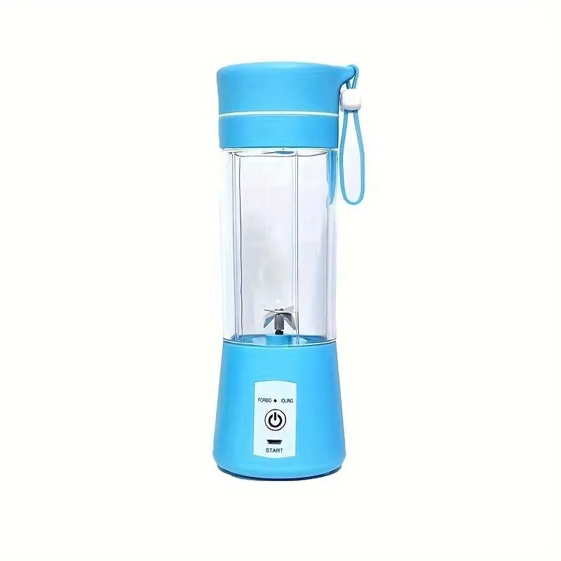 1pc 380ML USB Rechargeable Portable Mini Blender Cup Electric Fruit Juicer for Fresh Juice Smoothies Shakes Travel Home Use