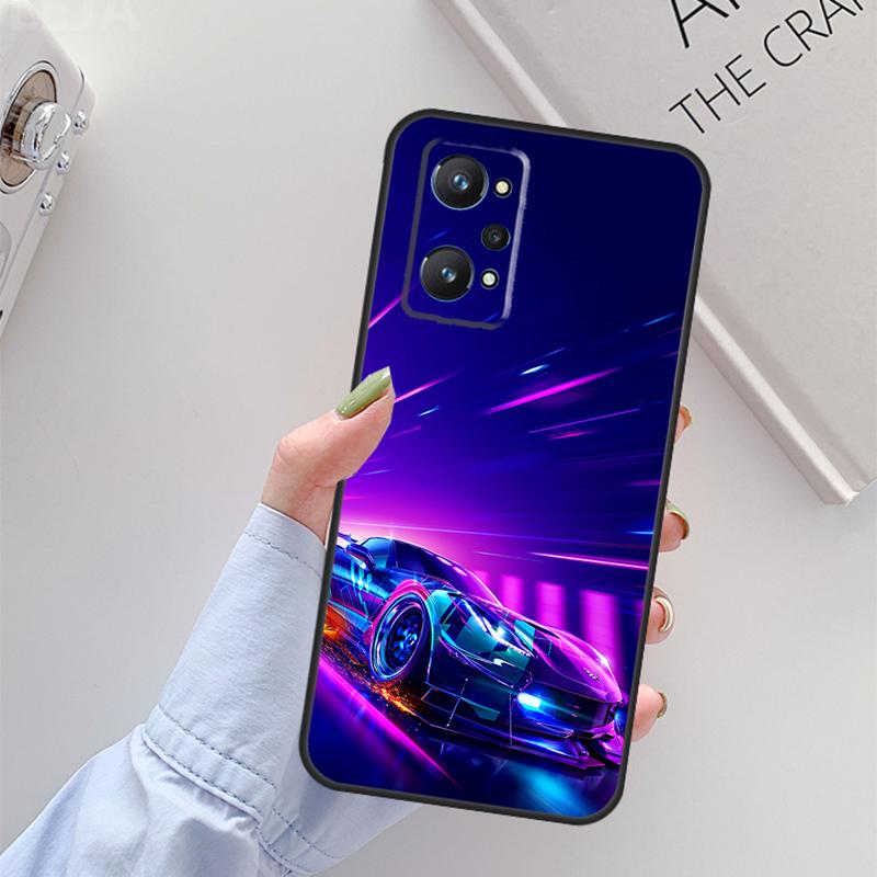 Чехол для Realme C67 C61 C75 C55 C53 C51 C21Y C25S GT 6 6T 5 GT7 Pro 10 11 12 13 14 Pro Plus с рисунком "Гонщик"