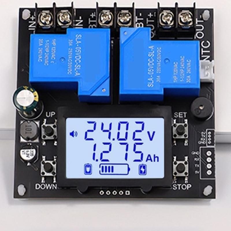 Programmable Battery Module 30A Relays LCD Screen Automatic Low Voltages Cutoff Switches Board For DIY Power Systems
