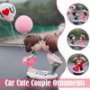 Приборная панель автомобиля Милая пара Украшение для пар Фигурки для пар Украшение воздушными шарами Аксессуары для салона автомобиля для девочек Подарки J2O9