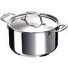 Faitout Chef En Inox + Couvercle - Tous Feux - D: 24 Cm