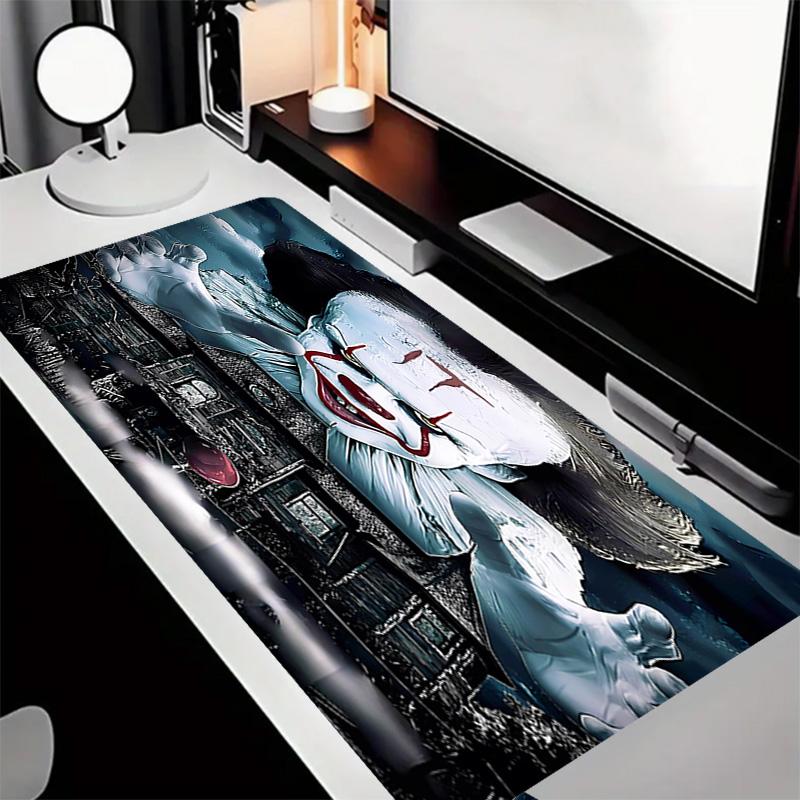 Pennywise the Dancing Clown Theme Premium Non-slip Mouse Pad with Stitched Edges,Durable Rubber Material,for Desktop & Gaming Great Gifts