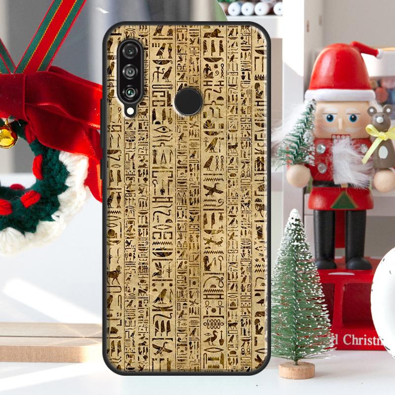 Мурал с фараоном Египта Для Huawei Nova Y73 Y60 Y70 Y90 Y72 Y61 Y91 7i 8i 11i 12i 12s 9 10 SE P20 P30 P40 Lite Чехол