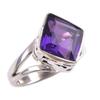 Natural African Amethyst Gemstone 925 Solid Silver Jewelry Ring Size 5.5 U2c14