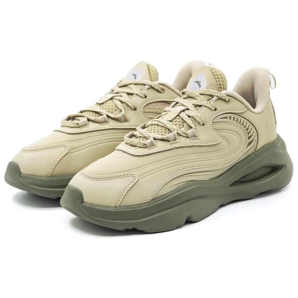 Anta Chao Bai Max Fashion Trend Удобные универсальные нескользящие износостойкие повседневные туфли с низким верхом Мужские повседневные туфли цвета хаки 112518841R-1