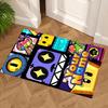 Supercell Customized Name Floor Mat Perfect for Hallway Living Rooms Entryway Kitchen Anti-slip Rug Decorate Offices Gift for Festivals