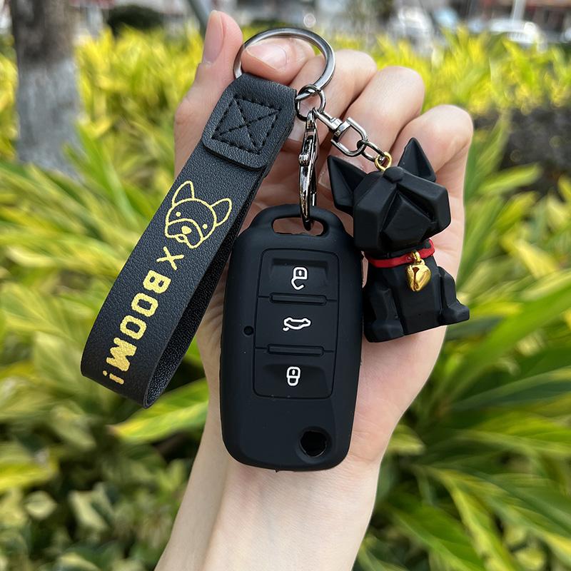 Силиконовый чехол для автомобильного ключа для VW Volkswagen polo passat b5 Tiguan Golf T4 для Seat Leon Altea Ateca Для Skoda Octavia Superb