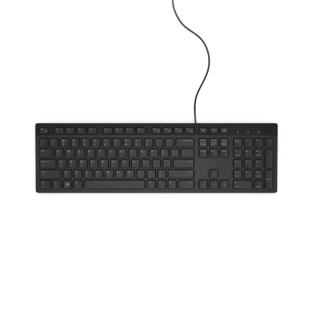 Dell Клавиатура KB216 USB QWERTY Английская Черная