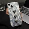 Роскошный чехол для телефона в форме сердца для iPhone 16 Pro Max Funda iPhone 13 15 11 12 14 Plus 16promax 15promax 14promax Мягкие IMD чехлы