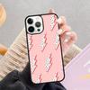 preppy stars lightning pink Celular Mobile Phone Case For iPhone 17 Air 16e 15 14 12 13 11 Pro MAX Plus Coque Fundas