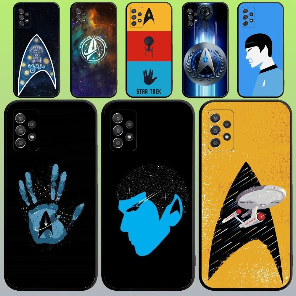 Star Trek Ships Phone Case For Samsung Galaxy A20,A21s,A22,A31,A32,A52,A53,A72,73,A80,A91 Soft Black Cover