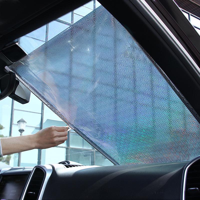 Автомобильные затемняющие шторы на присосках: Автоматический выдвижной солнцезащитный козырек для защиты от солнца и теплоизоляции