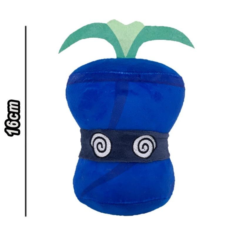 Blox Fruits Аниме-игра, плюшевая игрушка, коробка с фруктами и леопардовым узором, плюшевая игрушка, мягкая игрушка с фруктами, рождественский подарок для детей