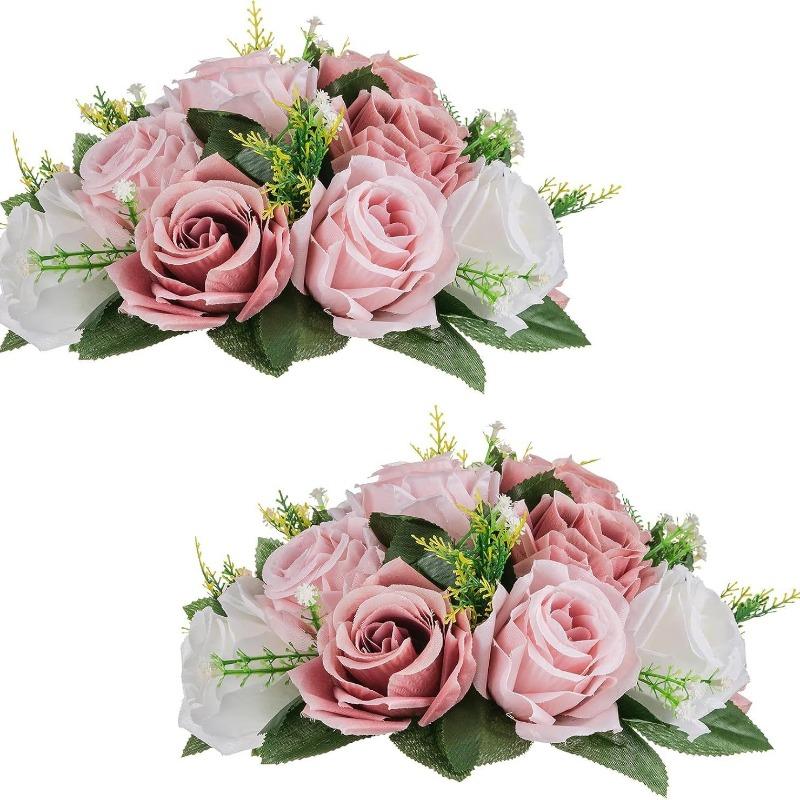 Simulation Flower Wedding Series Guide Ornament Dining Table Fake Flower Living Room Hotel Turntable Middle Desktop Decoration Flower