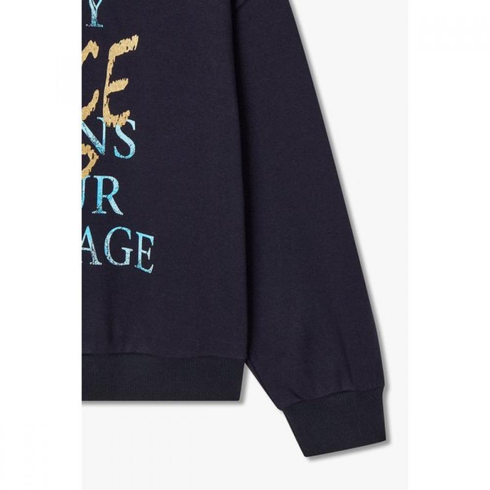 Vov Crewneck Sweatshirt Lettering Print 7156140004