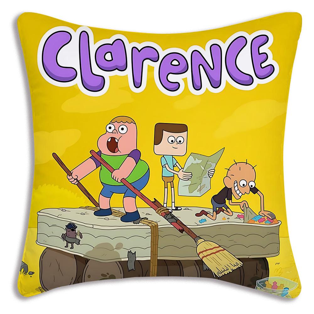 Милые мультяшные наволочки для подушек C-Clarence TV Мультяшные декоративные чехлы для подушек на диван для дома Двусторонние коротковорсовые милые чехлы для подушек