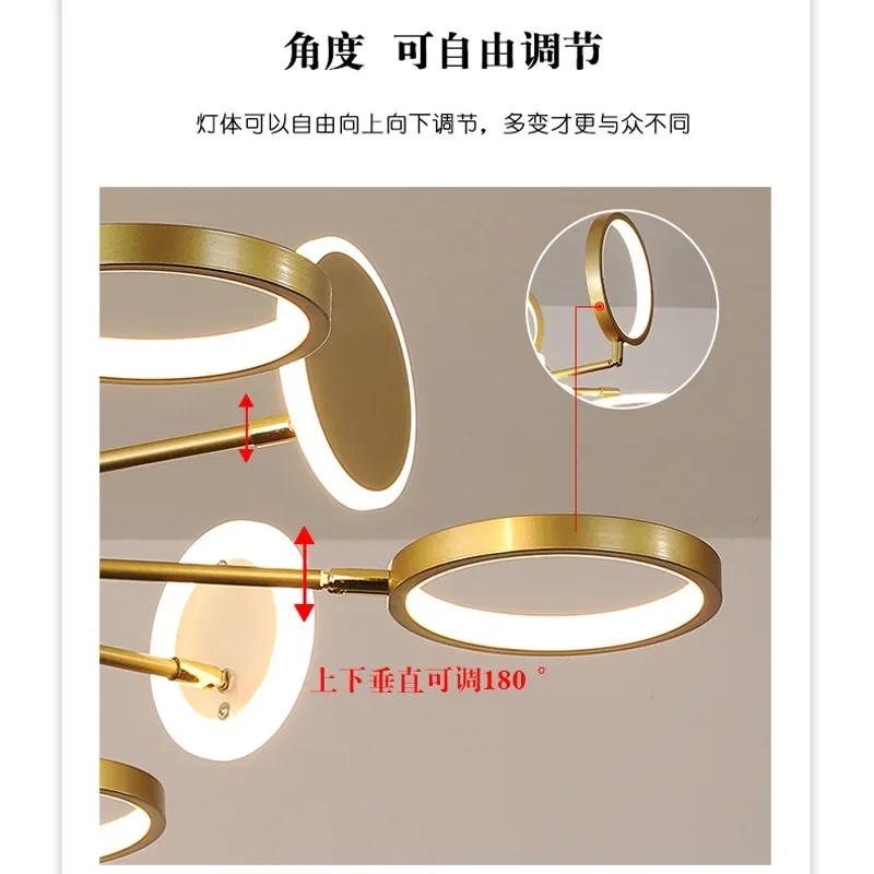 2024 новая скандинавская люстра для гостиной, легкая роскошь, высококачественные современные минималистичные дизайнерские лампы для дома из хрусталя