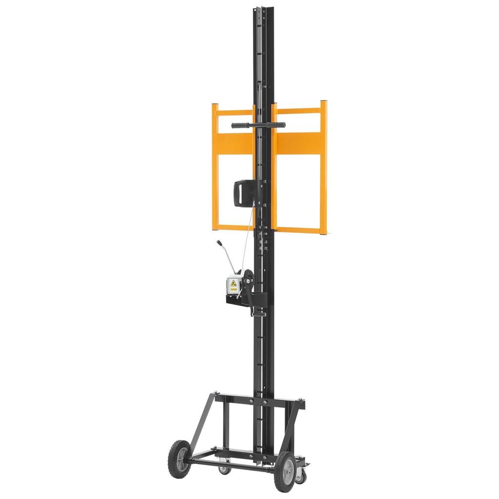 Drywall Lift, Heavy-Duty 68 kg Sheetrock Hoist for Ceiling & Wall Installation, One Person Drywall Installation, 1219x4878 mm Max. Panel Vertical