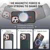 For iPhone 13 Pro Case with Lens Kickstand Matte Phone Back Cover Compatible with MagSafe