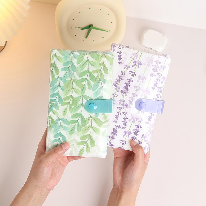 120/240 слотов, книга для хранения наклеек для ногтей, прозрачная/бабочка/цветы/листья, обложка для наклеек для ногтей, альбом для хранения маленьких наклеек