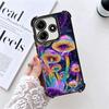 Weird Psychedelic Mushroom Soft Phone Case For Xiaomi Redmi Note 14 15 Pro Plus 13 12 11S 11T 5G 10 9S 9 Plating Anti-Fall Funda
