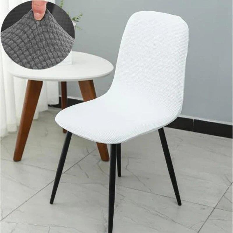 High Quality Multi-color Thickened Elastic Chair Cover Universal Curved Dining Chair Cover All Inclusive Backrest Integrated Set