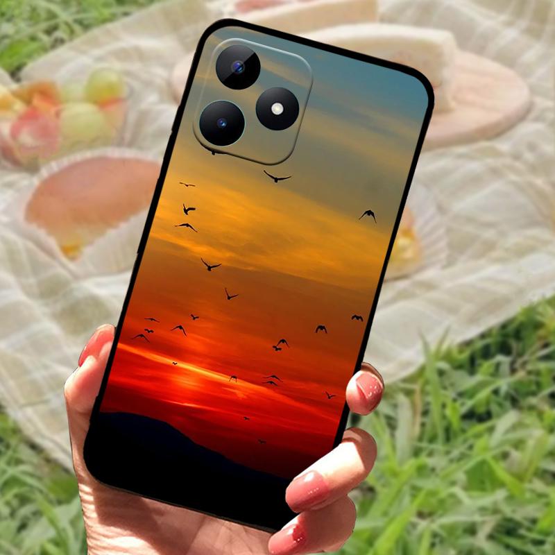 Чехол для Realme Note 50 Модный Крутой Мягкий Силиконовый Чехол для Телефона Narzo N53 Защитные Fundas для OPPO Realme C51 4G C53 ТПУ Бампер