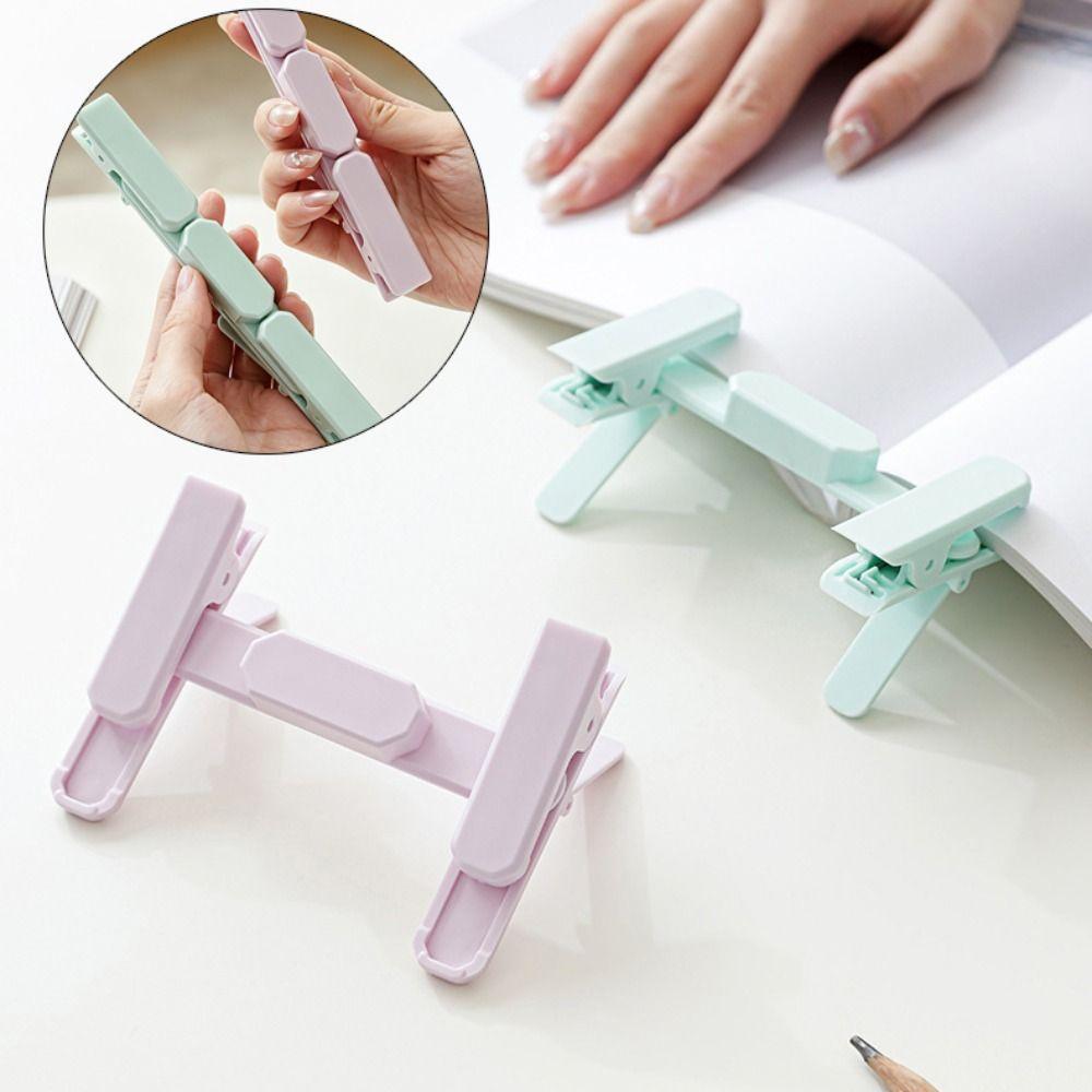 Lightweight Foldable Bookmark Portable Book Page Holder New Reading Stand Reading Tools