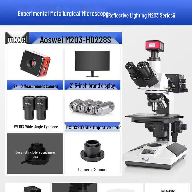 AOSVI Professional High-Power Metallurgical Microscope