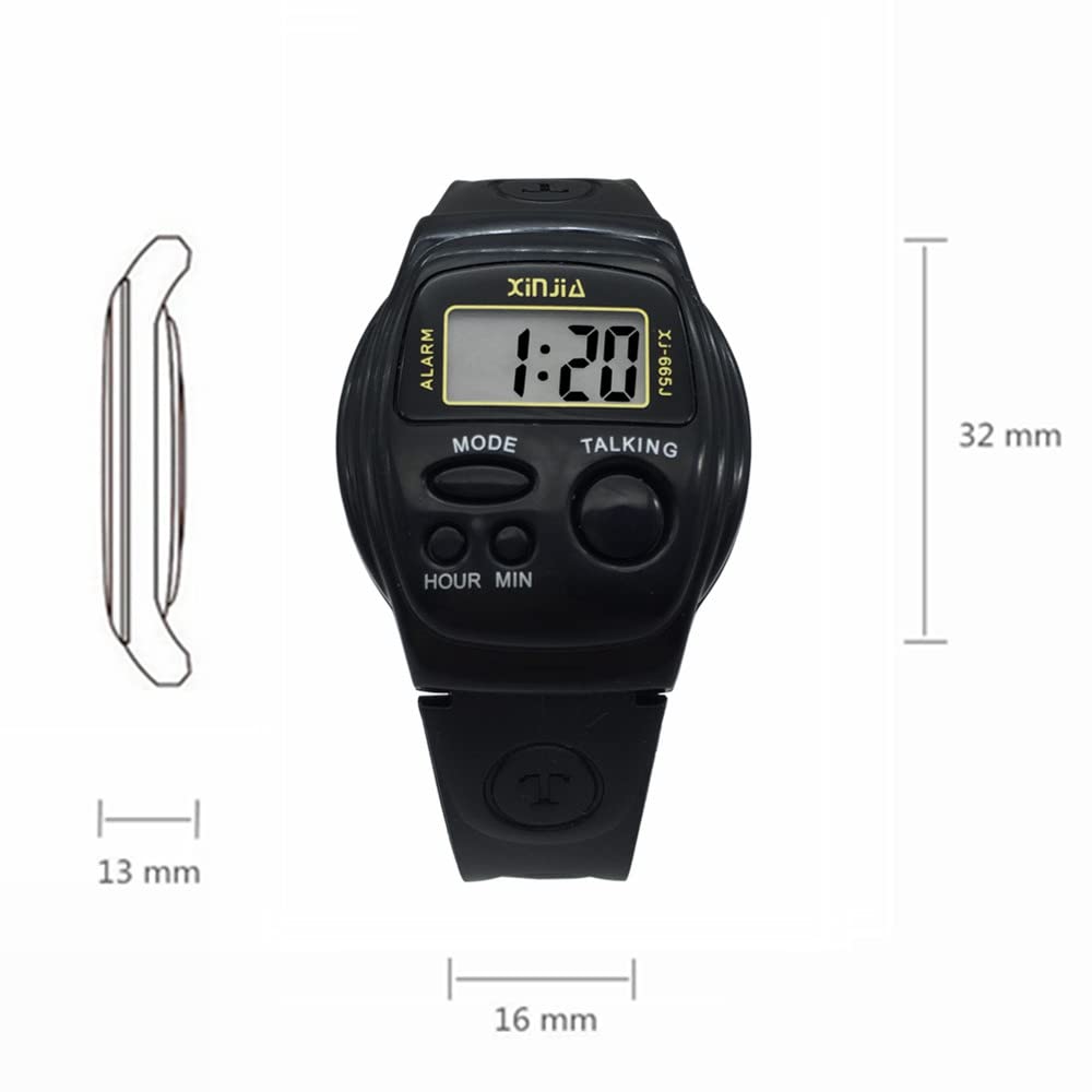 Говорящие часы Японские часы Будильник Японский голос Батарея 665J Встроенный