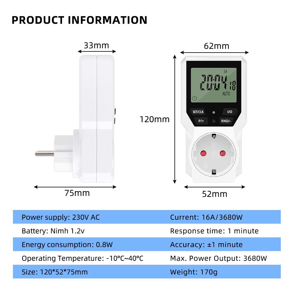 Интеллектуальная розетка синхронизации электроприборов устройство точного управления оставшееся время отображения времени
