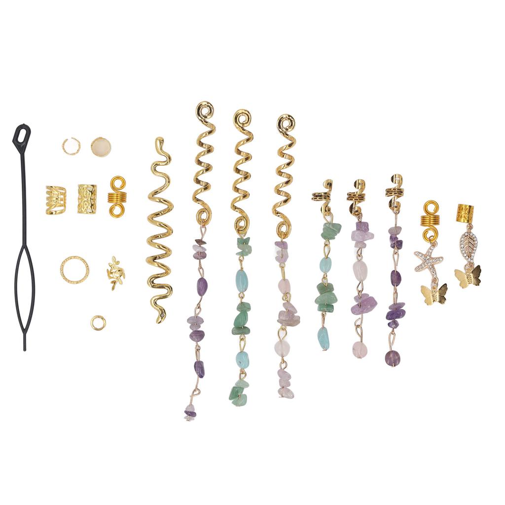 82 шт. дреды для волос кольца заколки для волос заколки для волос сплав плетеные аксессуары для волос набор для свадьбы день рождения 