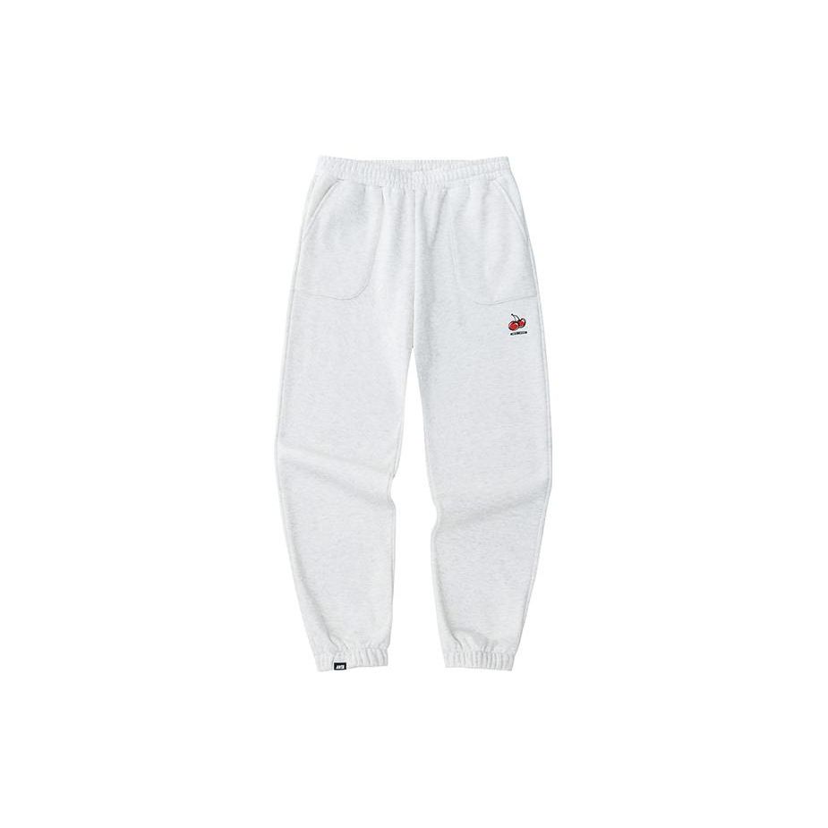 Anta Спортивные брюки Lifestyle Series Solid Color Mid Belt Stretch Knit Slim, женские брюки Light-Floral-Gray 962348311-2