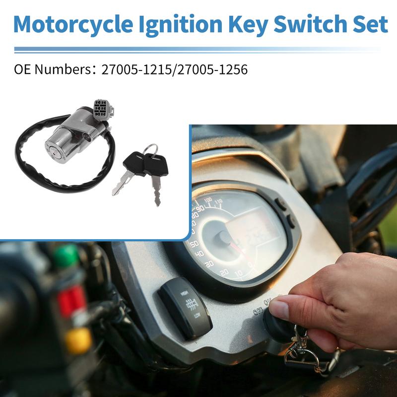 X Autohaux Ignition Key Switch No.27005-1215 for Kawasaki VN1500 for DRifter 1999-2000 1Set