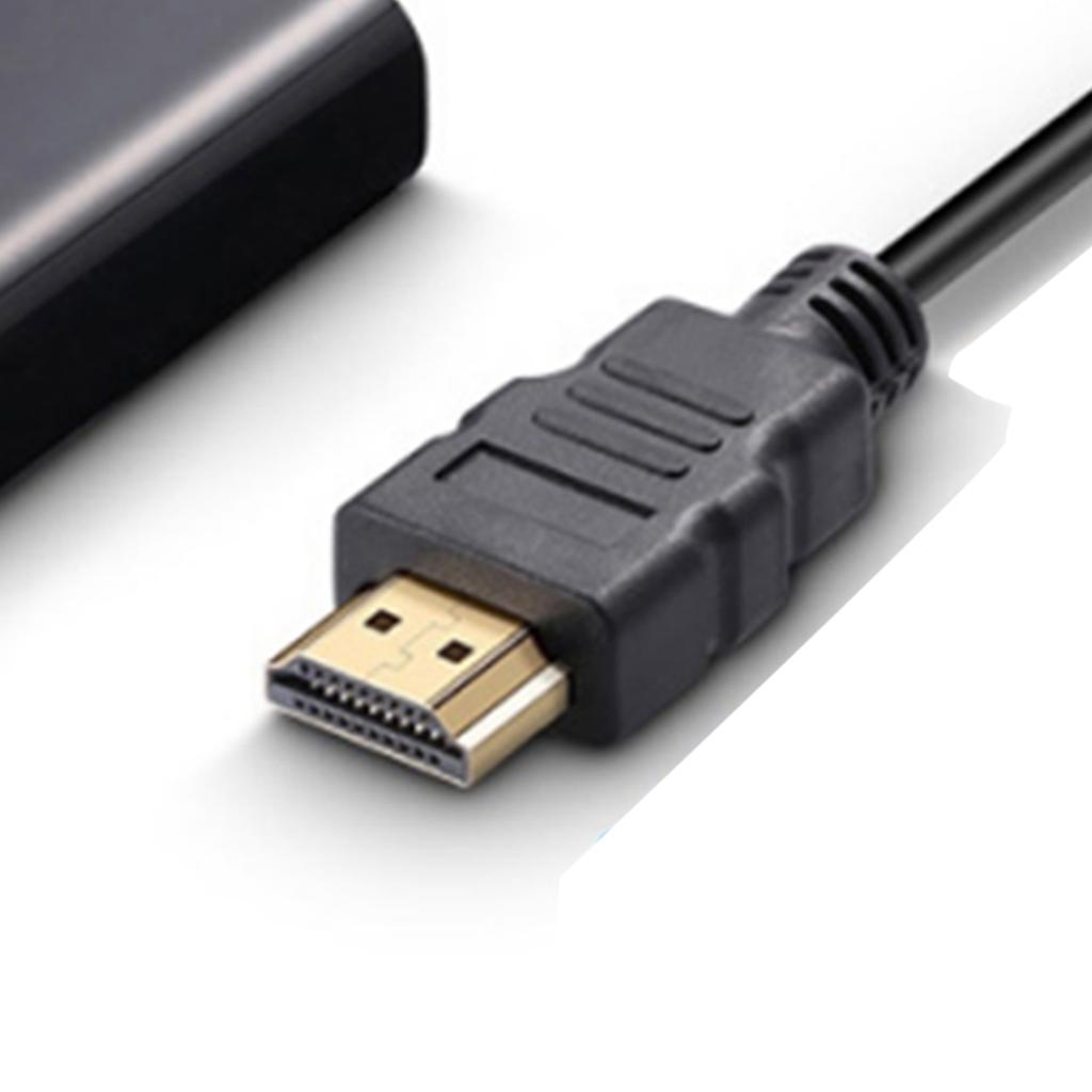 HD мультимедийный интерфейс в VGA конвертер 1080P нержавеющий позолоченный интерфейсный адаптер для ноутбука